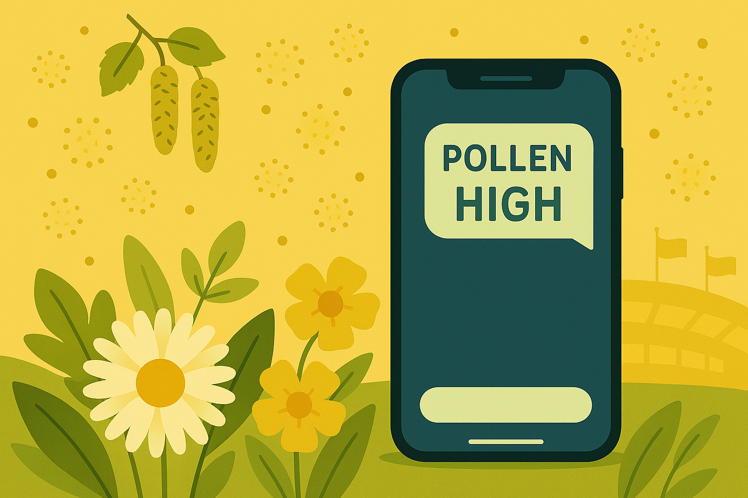 Pollenflug per SMS abfragen
